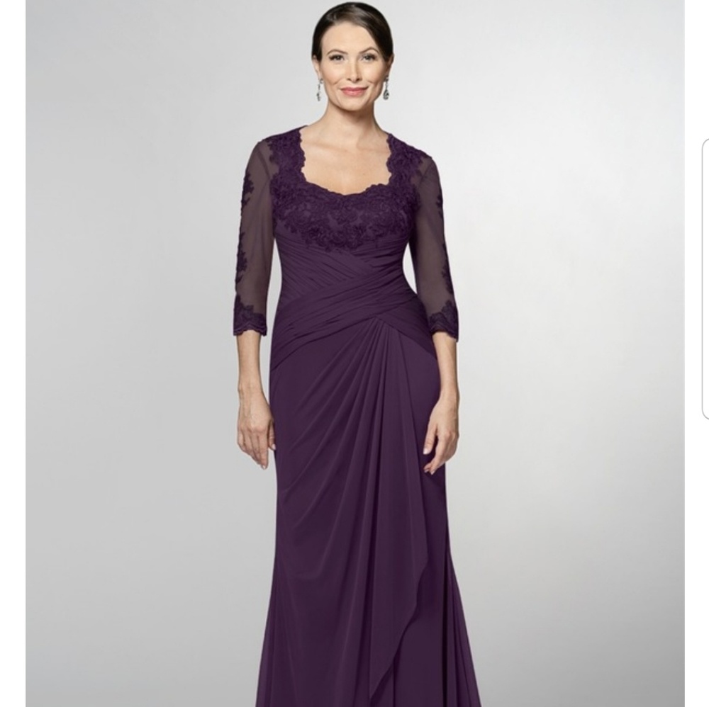 Azazie Camilla Purple Mother of the Bride Dress